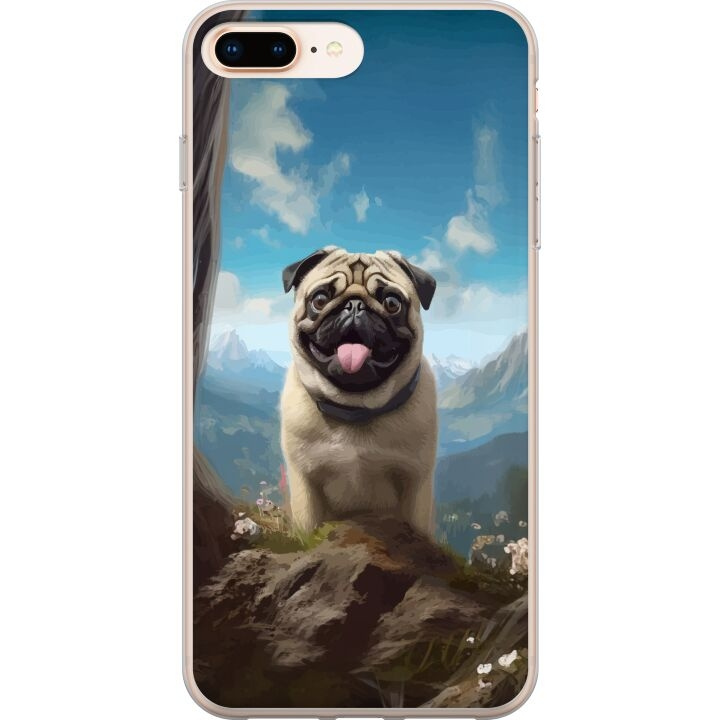 Mobiele hoes voor Apple iPhone 7 Plus met Blije Hond ontwerp in de groep SMARTPHONE & TABLETS / Mobielbescherming / Apple / iPhone 7 Plus bij TP E-commerce Nordic AB (A51476)