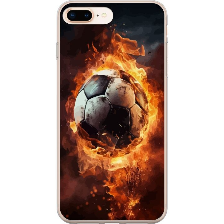 Mobiele hoes voor Apple iPhone 7 Plus met Voetbal ontwerp in de groep SMARTPHONE & TABLETS / Mobielbescherming / Apple / iPhone 7 Plus bij TP E-commerce Nordic AB (A51479)