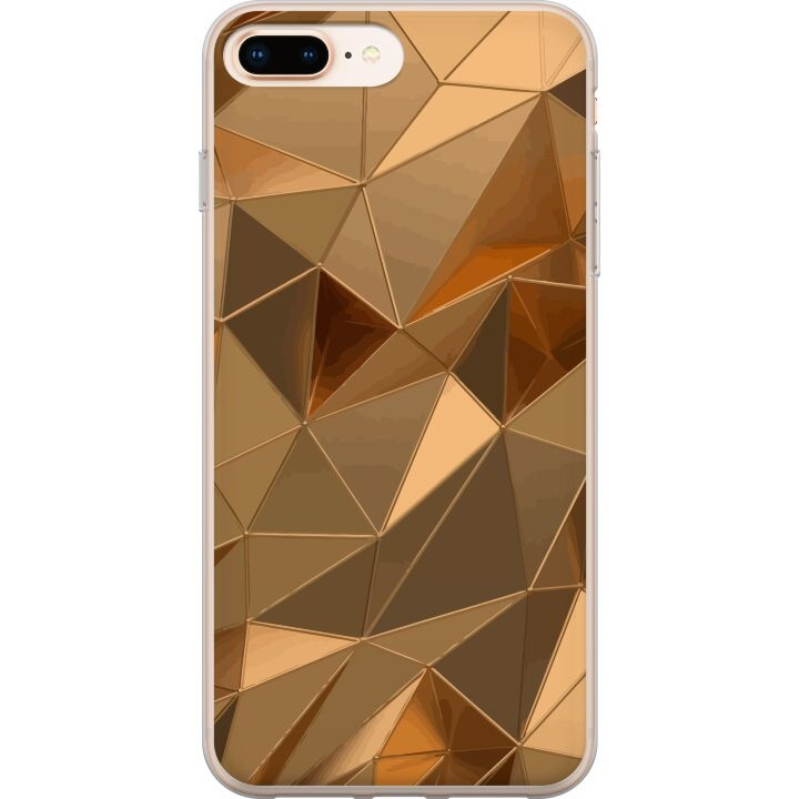 Mobiele hoes voor Apple iPhone 7 Plus met 3D Goud ontwerp in de groep SMARTPHONE & TABLETS / Mobielbescherming / Apple / iPhone 7 Plus bij TP E-commerce Nordic AB (A51482)