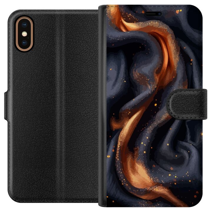 Portemonnee-hoesje voor Apple iPhone X met Vurig zijde ontwerp in de groep SMARTPHONE & TABLETS / Mobielbescherming / Apple / iPhone X/XS bij TP E-commerce Nordic AB (A51756)