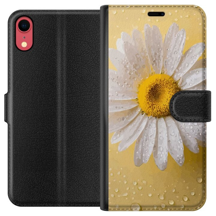 Portemonnee-hoesje voor Apple iPhone XR met Porseleinbloem ontwerp in de groep SMARTPHONE & TABLETS / Mobielbescherming / Apple / iPhone XR bij TP E-commerce Nordic AB (A51809)