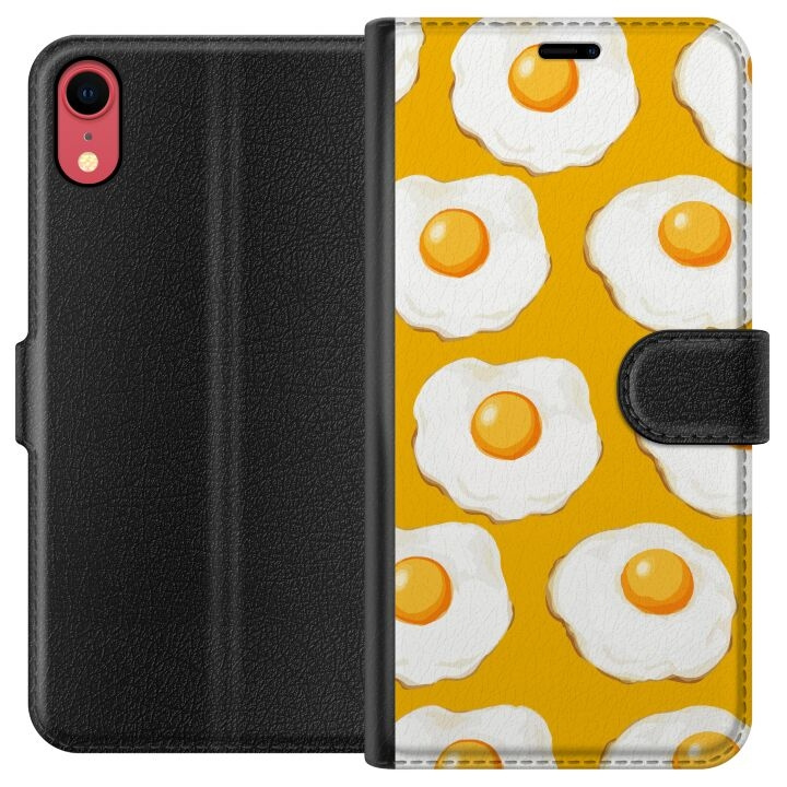 Portemonnee-hoesje voor Apple iPhone XR met Gebakken ei ontwerp in de groep SMARTPHONE & TABLETS / Mobielbescherming / Apple / iPhone XR bij TP E-commerce Nordic AB (A51811)