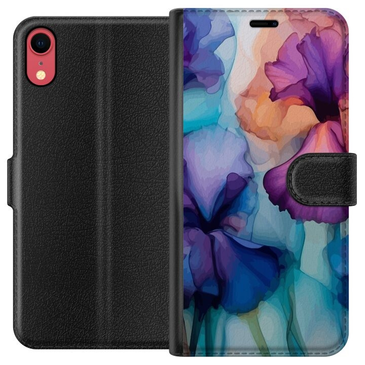 Portemonnee-hoesje voor Apple iPhone XR met Magische bloemen ontwerp in de groep SMARTPHONE & TABLETS / Mobielbescherming / Apple / iPhone XR bij TP E-commerce Nordic AB (A51812)