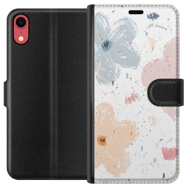 Portemonnee-hoesje voor Apple iPhone XR met Bloemen ontwerp in de groep SMARTPHONE & TABLETS / Mobielbescherming / Apple / iPhone XR bij TP E-commerce Nordic AB (A51821)