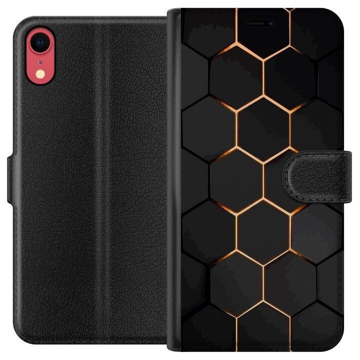 Portemonnee-hoesje voor Apple iPhone XR met Luxe Patroon ontwerp in de groep SMARTPHONE & TABLETS / Mobielbescherming / Apple / iPhone XR bij TP E-commerce Nordic AB (A51834)