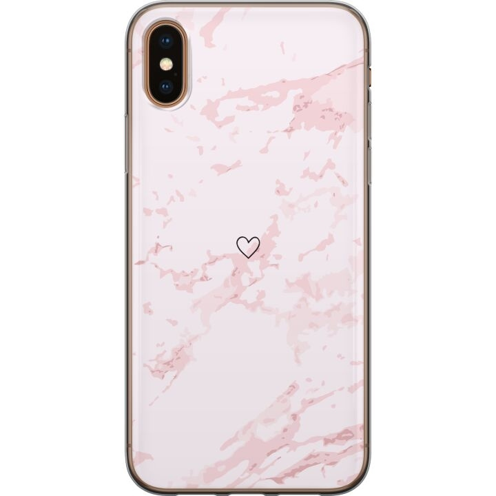 Mobiele hoes voor Apple iPhone XS Max met Roze Hart ontwerp in de groep SMARTPHONE & TABLETS / Mobielbescherming / Apple / iPhone XS Max bij TP E-commerce Nordic AB (A51967)