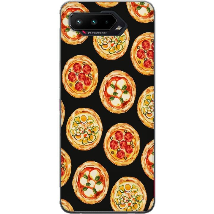 Mobiele hoes voor Asus ROG Phone 5 met Pizza ontwerp in de groep SMARTPHONE & TABLETS / Mobielbescherming / Asus bij TP E-commerce Nordic AB (A51984)