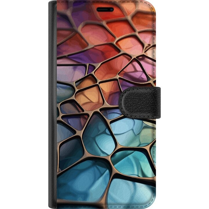 Portemonnee-hoesje voor Asus ROG Phone 7 met Metallic patroon ontwerp in de groep SMARTPHONE & TABLETS / Mobielbescherming / Asus bij TP E-commerce Nordic AB (A52008)