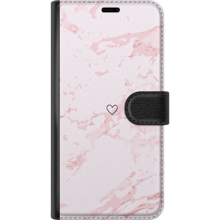 Portemonnee-hoesje voor Asus ROG Phone 7 met Roze Hart ontwerp in de groep SMARTPHONE & TABLETS / Mobielbescherming / Asus bij TP E-commerce Nordic AB (A52021)