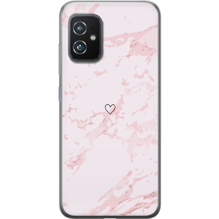 Mobiele hoes voor Asus Zenfone 8 met Roze Hart ontwerp in de groep SMARTPHONE & TABLETS / Mobielbescherming / Asus bij TP E-commerce Nordic AB (A52048)