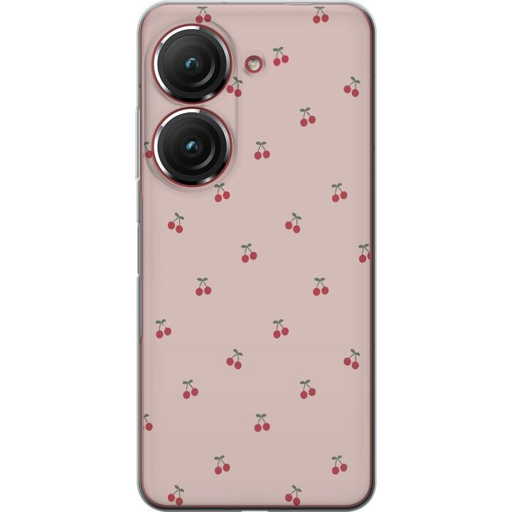 Mobiele hoes voor Asus Zenfone 9 met Kersen ontwerp in de groep SMARTPHONE & TABLETS / Mobielbescherming / Asus bij TP E-commerce Nordic AB (A52059)