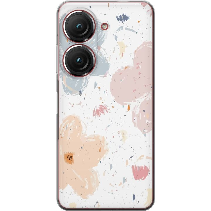 Mobiele hoes voor Asus Zenfone 9 met Bloemen ontwerp in de groep SMARTPHONE & TABLETS / Mobielbescherming / Asus bij TP E-commerce Nordic AB (A52064)