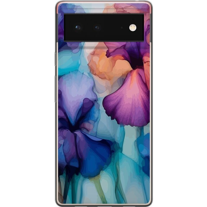 Mobiele hoes voor Google Pixel 6 met Magische bloemen ontwerp in de groep SMARTPHONE & TABLETS / Mobielbescherming / Google bij TP E-commerce Nordic AB (A52082)