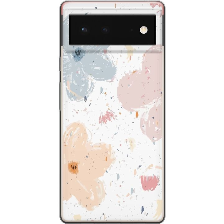 Mobiele hoes voor Google Pixel 6 met Bloemen ontwerp in de groep SMARTPHONE & TABLETS / Mobielbescherming / Google bij TP E-commerce Nordic AB (A52091)