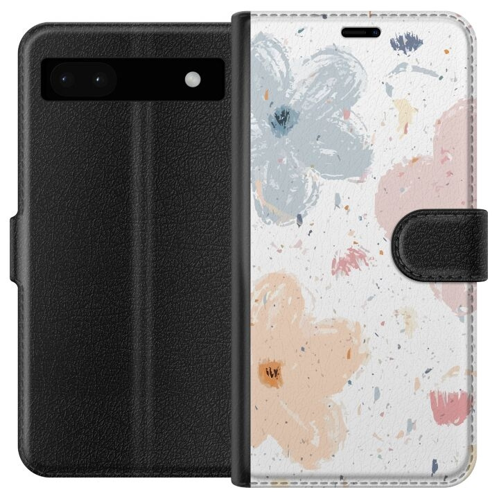 Portemonnee-hoesje voor Google Pixel 6a met Bloemen ontwerp in de groep SMARTPHONE & TABLETS / Mobielbescherming / Google bij TP E-commerce Nordic AB (A52118)