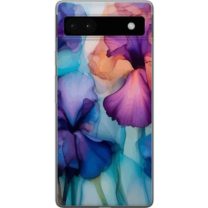 Mobiele hoes voor Google Pixel 6a met Magische bloemen ontwerp in de groep SMARTPHONE & TABLETS / Mobielbescherming / Google bij TP E-commerce Nordic AB (A52136)