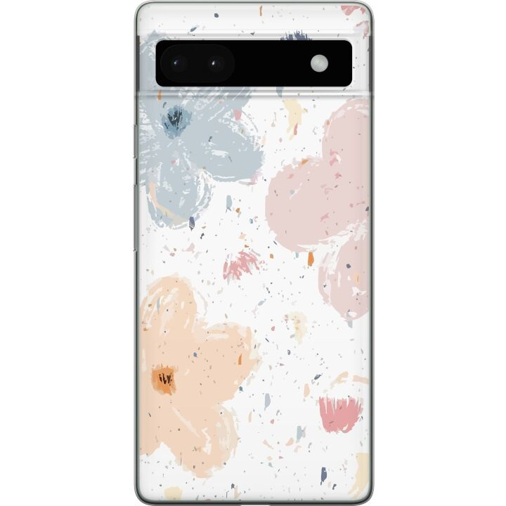 Mobiele hoes voor Google Pixel 6a met Bloemen ontwerp in de groep SMARTPHONE & TABLETS / Mobielbescherming / Google bij TP E-commerce Nordic AB (A52145)