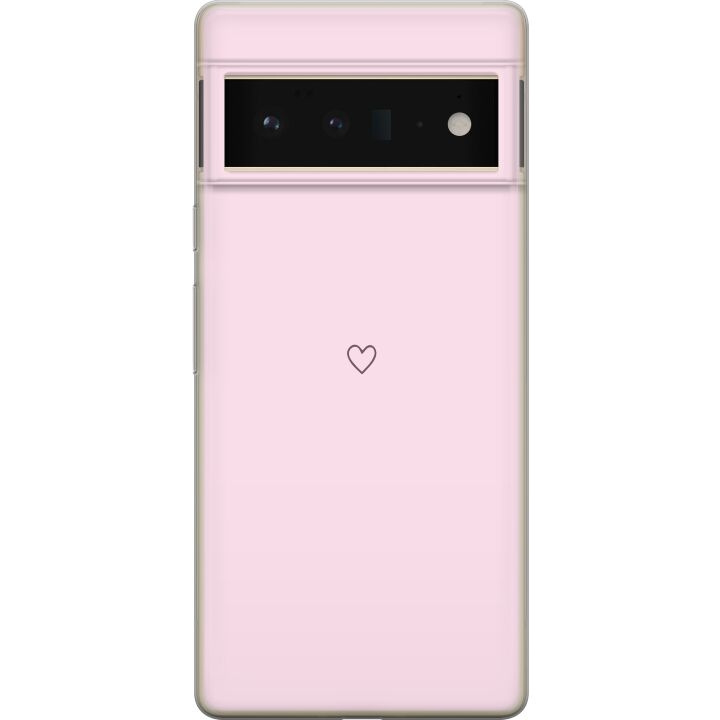 Mobiele hoes voor Google Pixel 6 Pro met Hart ontwerp in de groep SMARTPHONE & TABLETS / Mobielbescherming / Google bij TP E-commerce Nordic AB (A52179)