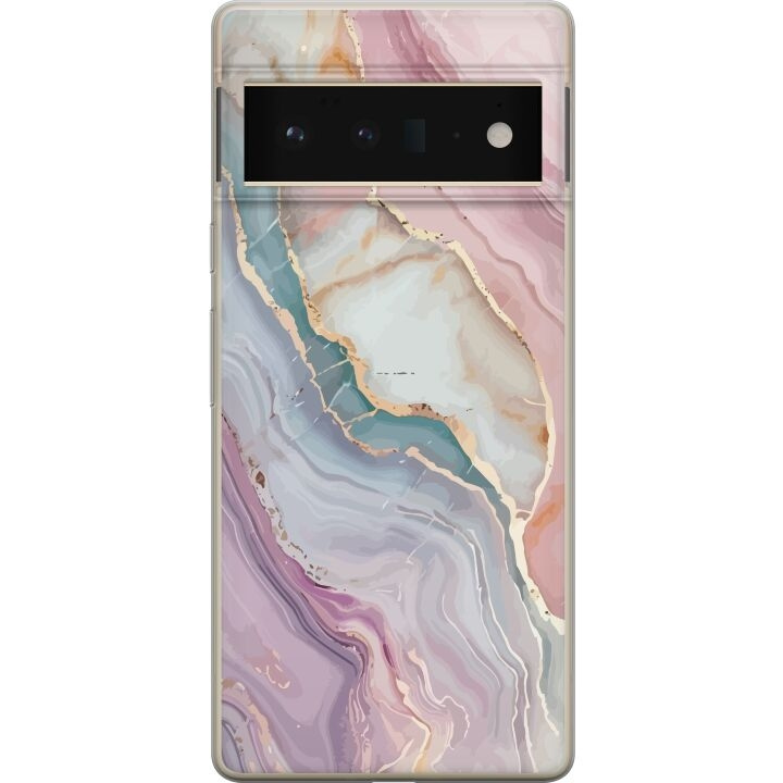 Mobiele hoes voor Google Pixel 6 Pro met Marmer ontwerp in de groep SMARTPHONE & TABLETS / Mobielbescherming / Google bij TP E-commerce Nordic AB (A52182)