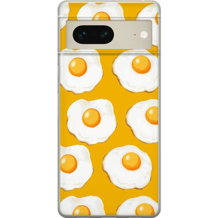 Mobiele hoes voor Google Pixel 7 met Gebakken ei ontwerp in de groep SMARTPHONE & TABLETS / Mobielbescherming / Google bij TP E-commerce Nordic AB (A52189)