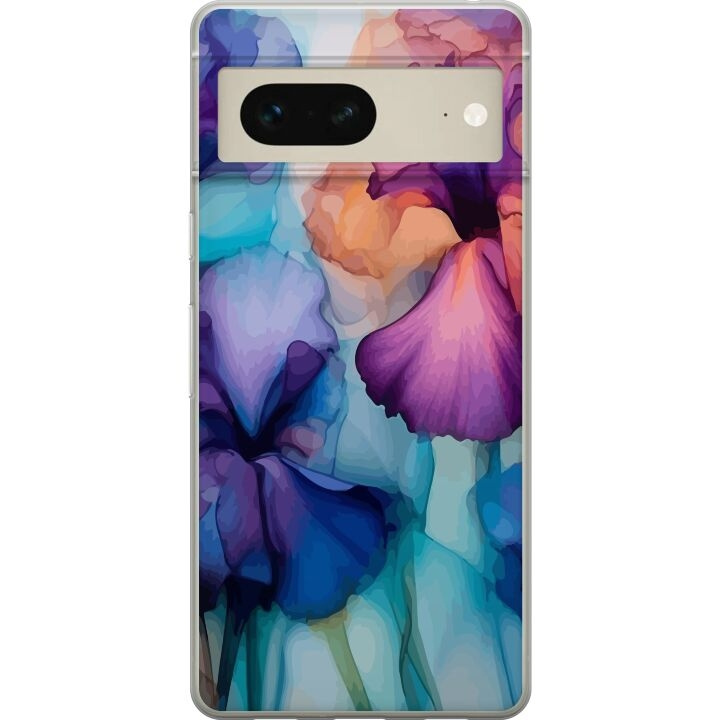 Mobiele hoes voor Google Pixel 7 met Magische bloemen ontwerp in de groep SMARTPHONE & TABLETS / Mobielbescherming / Google bij TP E-commerce Nordic AB (A52190)