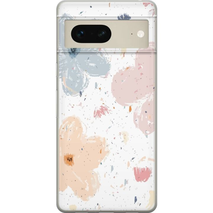 Mobiele hoes voor Google Pixel 7 met Bloemen ontwerp in de groep SMARTPHONE & TABLETS / Mobielbescherming / Google bij TP E-commerce Nordic AB (A52199)