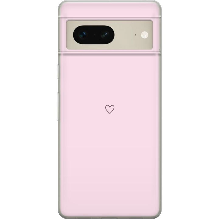 Mobiele hoes voor Google Pixel 7 met Hart ontwerp in de groep SMARTPHONE & TABLETS / Mobielbescherming / Google bij TP E-commerce Nordic AB (A52206)