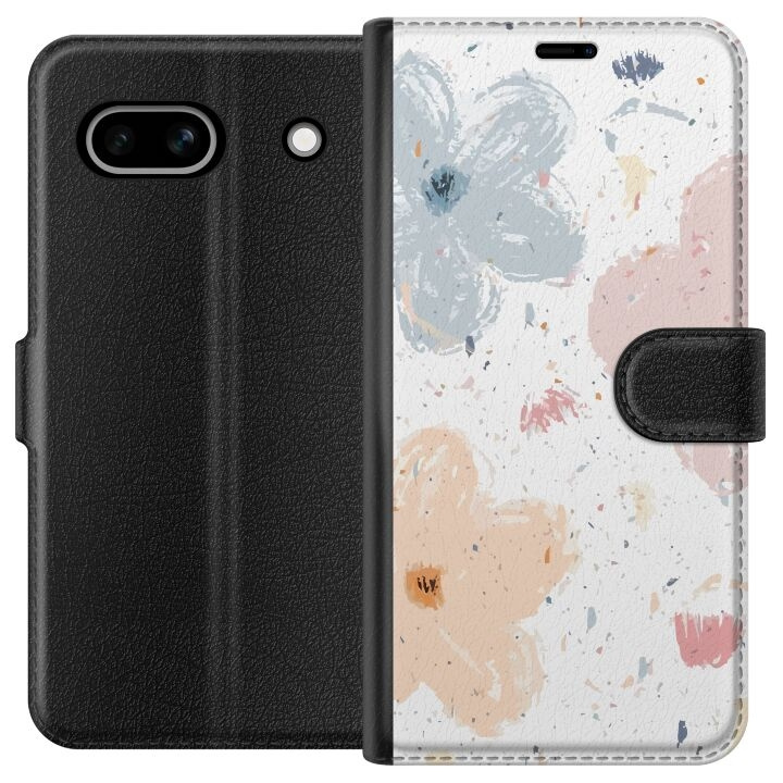 Portemonnee-hoesje voor Google Pixel 7a met Bloemen ontwerp in de groep SMARTPHONE & TABLETS / Mobielbescherming / Google bij TP E-commerce Nordic AB (A52226)