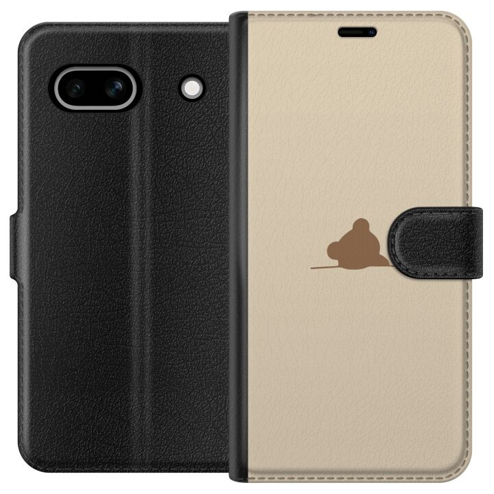 Portemonnee-hoesje voor Google Pixel 7a met Nalle ontwerp in de groep SMARTPHONE & TABLETS / Mobielbescherming / Google bij TP E-commerce Nordic AB (A52234)