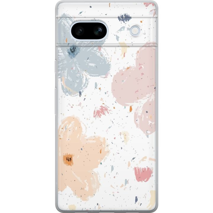 Mobiele hoes voor Google Pixel 7a met Bloemen ontwerp in de groep SMARTPHONE & TABLETS / Mobielbescherming / Google bij TP E-commerce Nordic AB (A52253)