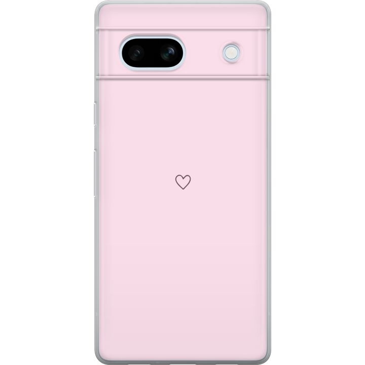 Mobiele hoes voor Google Pixel 7a met Hart ontwerp in de groep SMARTPHONE & TABLETS / Mobielbescherming / Google bij TP E-commerce Nordic AB (A52260)