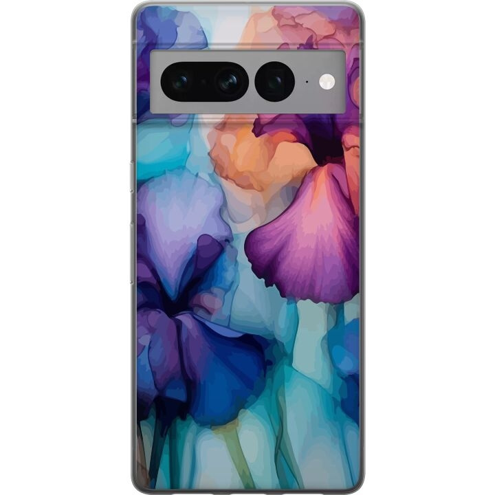 Mobiele hoes voor Google Pixel 7 Pro met Magische bloemen ontwerp in de groep SMARTPHONE & TABLETS / Mobielbescherming / Google bij TP E-commerce Nordic AB (A52271)