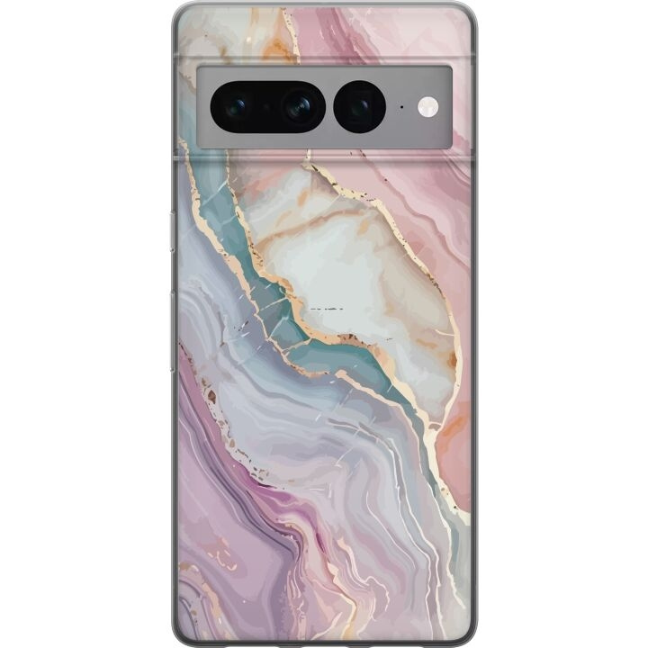 Mobiele hoes voor Google Pixel 7 Pro met Marmer ontwerp in de groep SMARTPHONE & TABLETS / Mobielbescherming / Google bij TP E-commerce Nordic AB (A52290)