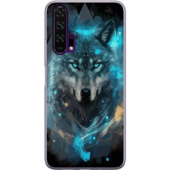 Mobiele hoes voor Honor 20 Pro met Wolf ontwerp in de groep SMARTPHONE & TABLETS / Mobielbescherming / Huawei/Honor bij TP E-commerce Nordic AB (A52381)