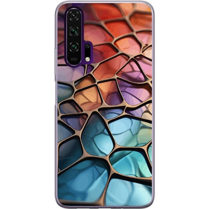 Mobiele hoes voor Honor 20 Pro met Metallic patroon ontwerp in de groep SMARTPHONE & TABLETS / Mobielbescherming / Huawei/Honor bij TP E-commerce Nordic AB (A52386)