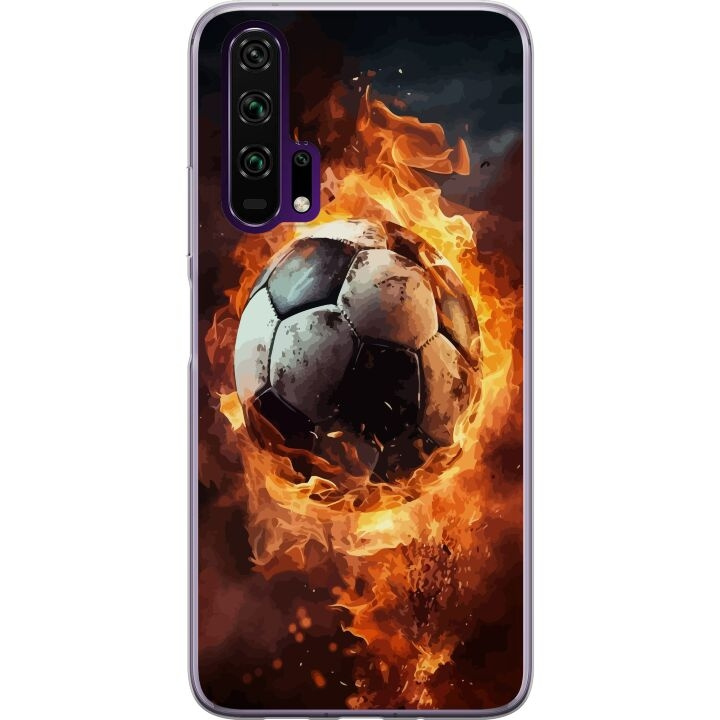 Mobiele hoes voor Honor 20 Pro met Voetbal ontwerp in de groep SMARTPHONE & TABLETS / Mobielbescherming / Huawei/Honor bij TP E-commerce Nordic AB (A52397)