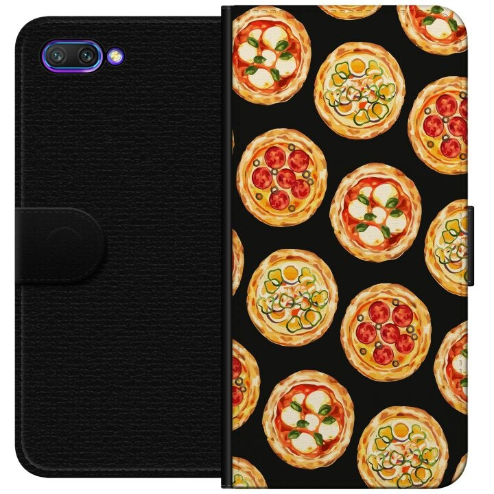 Portemonnee-hoesje voor Honor 10 met Pizza ontwerp in de groep SMARTPHONE & TABLETS / Mobielbescherming / Huawei/Honor bij TP E-commerce Nordic AB (A52578)