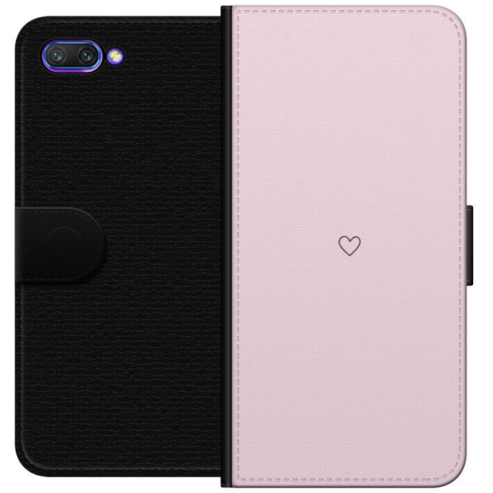 Portemonnee-hoesje voor Honor 10 met Hart ontwerp in de groep SMARTPHONE & TABLETS / Mobielbescherming / Huawei/Honor bij TP E-commerce Nordic AB (A52584)