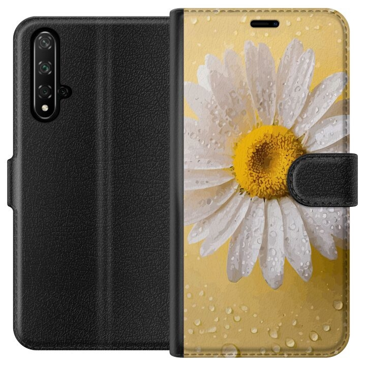 Portemonnee-hoesje voor Honor 20 met Porseleinbloem ontwerp in de groep SMARTPHONE & TABLETS / Mobielbescherming / Huawei/Honor bij TP E-commerce Nordic AB (A52592)