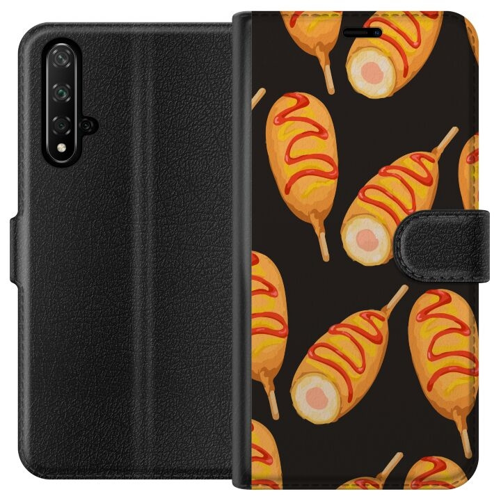 Portemonnee-hoesje voor Honor 20 met Kippenpoot ontwerp in de groep SMARTPHONE & TABLETS / Mobielbescherming / Huawei/Honor bij TP E-commerce Nordic AB (A52601)