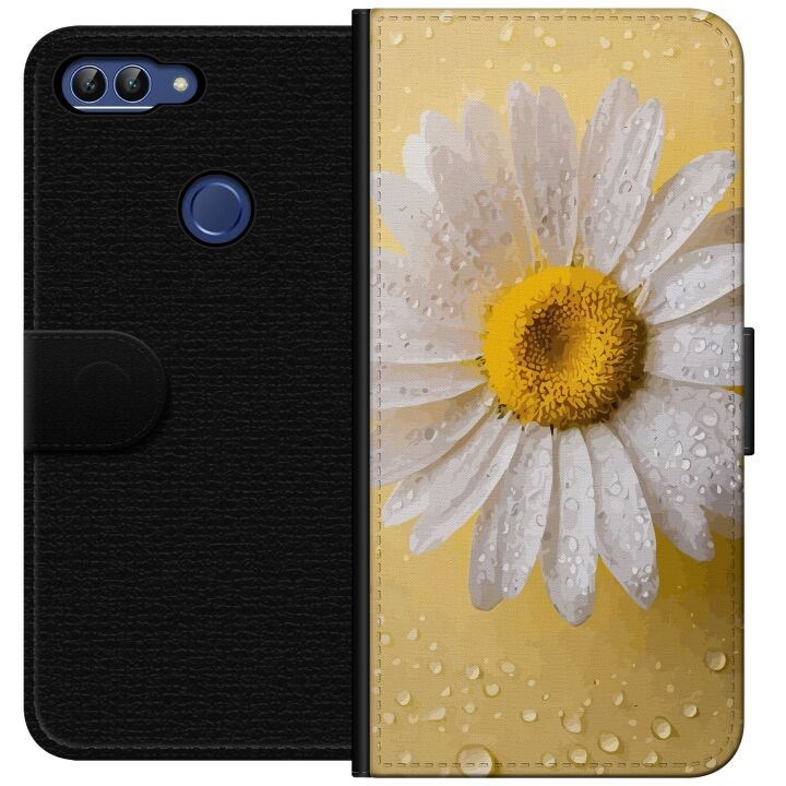 Portemonnee-hoesje voor Huawei P smart met Porseleinbloem ontwerp in de groep SMARTPHONE & TABLETS / Mobielbescherming / Huawei/Honor bij TP E-commerce Nordic AB (A52619)