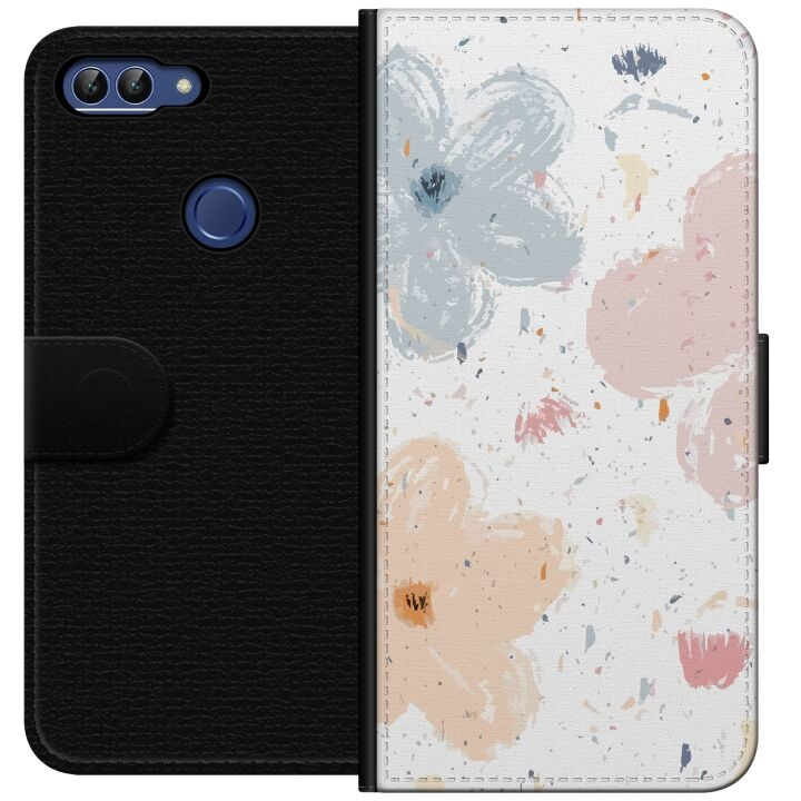 Portemonnee-hoesje voor Huawei P smart met Bloemen ontwerp in de groep SMARTPHONE & TABLETS / Mobielbescherming / Huawei/Honor bij TP E-commerce Nordic AB (A52631)