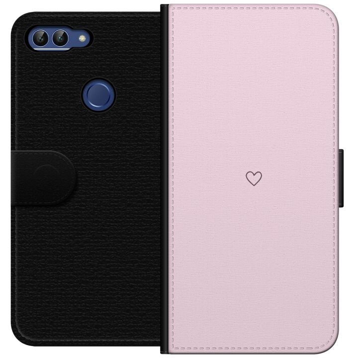 Portemonnee-hoesje voor Huawei P smart met Hart ontwerp in de groep SMARTPHONE & TABLETS / Mobielbescherming / Huawei/Honor bij TP E-commerce Nordic AB (A52638)