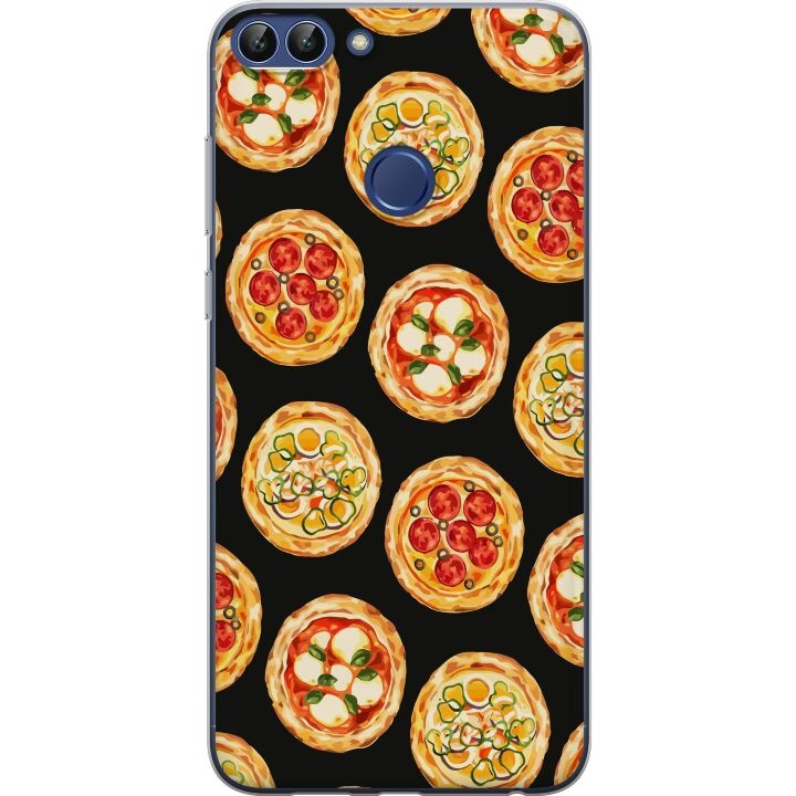 Mobiele hoes voor Huawei P smart met Pizza ontwerp in de groep SMARTPHONE & TABLETS / Mobielbescherming / Huawei/Honor bij TP E-commerce Nordic AB (A52659)