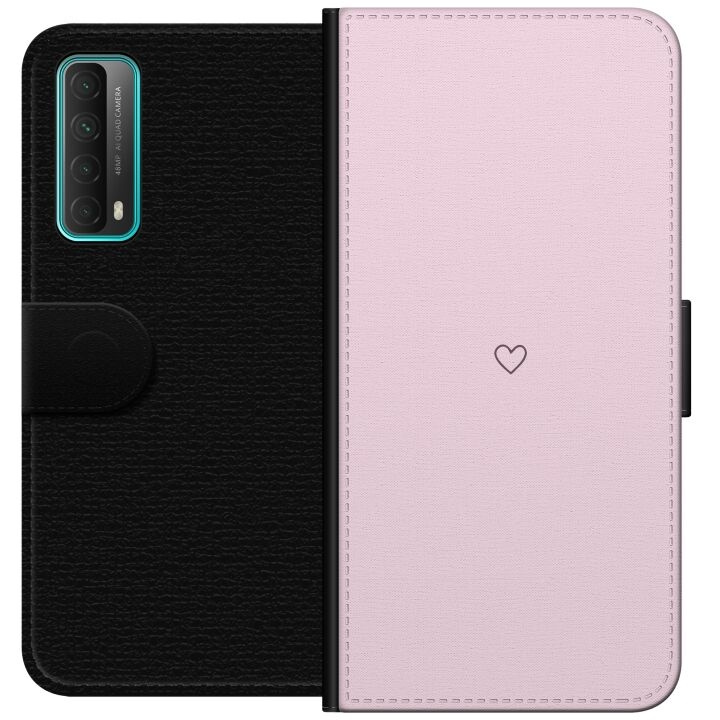 Portemonnee-hoesje voor Huawei P smart 2021 met Hart ontwerp in de groep SMARTPHONE & TABLETS / Mobielbescherming / Huawei/Honor bij TP E-commerce Nordic AB (A52692)