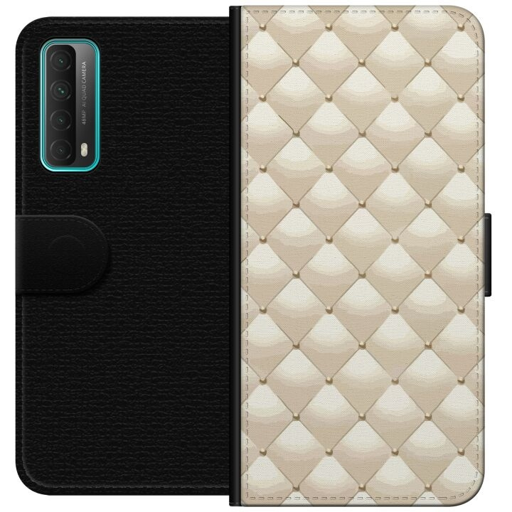 Portemonnee-hoesje voor Huawei P smart 2021 met Goudglans ontwerp in de groep SMARTPHONE & TABLETS / Mobielbescherming / Huawei/Honor bij TP E-commerce Nordic AB (A52699)