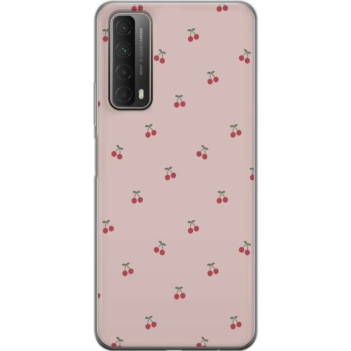 Mobiele hoes voor Huawei P smart 2021 met Kersen ontwerp in de groep SMARTPHONE & TABLETS / Mobielbescherming / Huawei/Honor bij TP E-commerce Nordic AB (A52707)