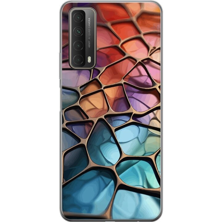 Mobiele hoes voor Huawei P smart 2021 met Metallic patroon ontwerp in de groep SMARTPHONE & TABLETS / Mobielbescherming / Huawei/Honor bij TP E-commerce Nordic AB (A52710)