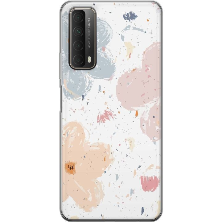 Mobiele hoes voor Huawei P smart 2021 met Bloemen ontwerp in de groep SMARTPHONE & TABLETS / Mobielbescherming / Huawei/Honor bij TP E-commerce Nordic AB (A52712)