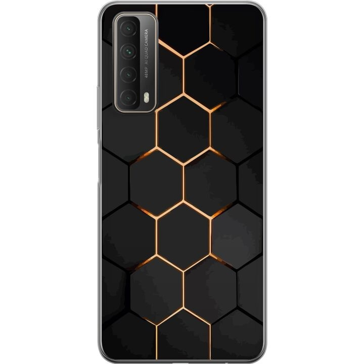 Mobiele hoes voor Huawei P smart 2021 met Luxe Patroon ontwerp in de groep SMARTPHONE & TABLETS / Mobielbescherming / Huawei/Honor bij TP E-commerce Nordic AB (A52725)